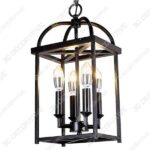 Top Lighting Antique Black Finish 4-Light - 3D Decorative