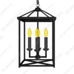 Top Lighting Antique Black Finish 4-Light - 3D Decorative