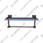 Haranu Bracket Shelf with Towel Bar