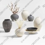 Ophelia Vases and Centerpiece Bowls - 3D Decorative