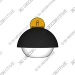 GFURN™ Catalina Wall Lamp - Black