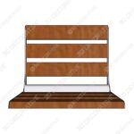 Wood Shower Bench Seat - Wooden Texture