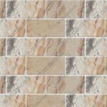 Allen+Roth A+R Beige Brick Mosaic Travertine Subway Dimensional Wall Tile