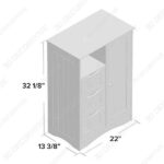 Ashland-22.05-W-x-32.13-H-Cabinet-7-600x600-1.jpg Ashland 22.05 W x 32.13 H Cabinet - 3D Decorative