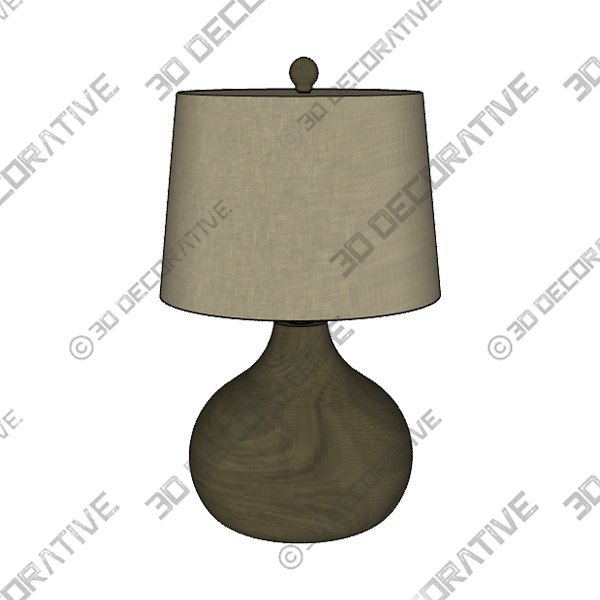 Lamp-2-2-7.jpg Bates Honeycomb LED Table Lamp, Antique Brown, 22" - 3D Decorative