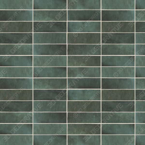 Bedrosians-Cloe-Green-Ceramic-Subway-Deco-Wall-Tile-600x600-1.jpg Bedrosians Cloe Green Ceramic Subway Deco Wall Tile - 3D Decorative
