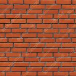 Brick Wall Red 1- 3D Decorative