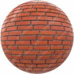 Brick Wall Red 1 - 3D Decorative