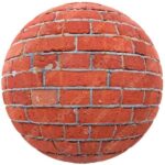 Brick Wall Red- 3D Decorative