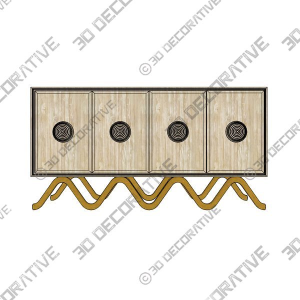 Brussels Buffet - 3D Decorative