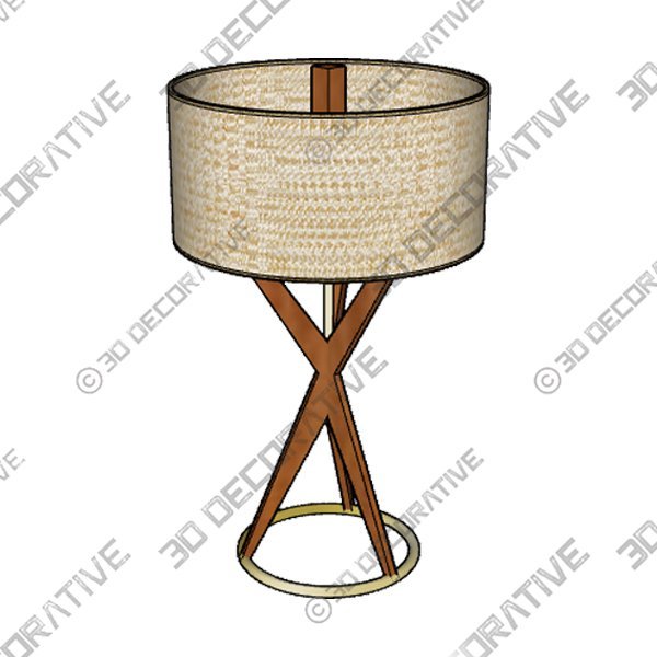Acheton Resin Table LampĀ - 3D Decorative