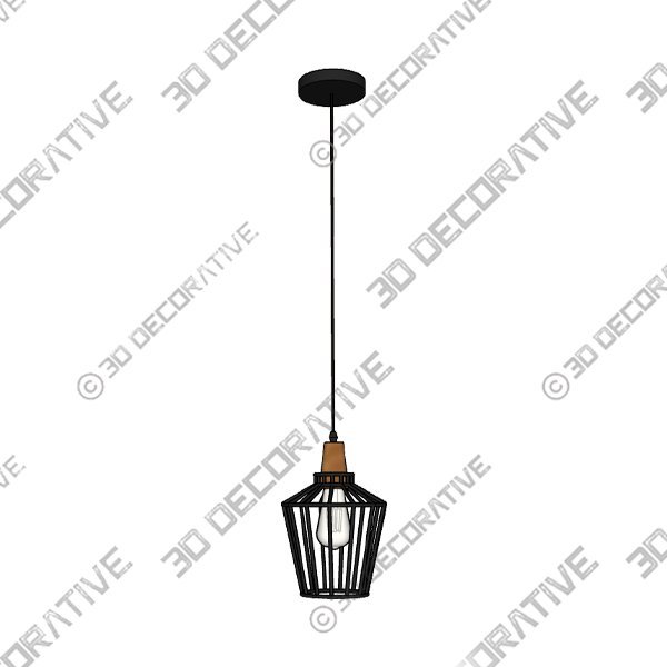 AMBREEN VINTAGE IRON PENDANTS 3 - 3D Decorative