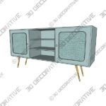 2_600x600-78-2.jpg Argus TV Stand for TVs up to 65″ - 3D Decorative