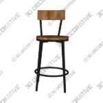 Stool-3-4-4.jpg Arnold Reclaimed Wood Swivel Stool - 3D Decorative