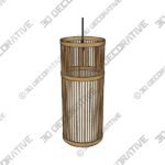 Lamp-3-3-4.jpg Bamboo Table Lamp | Rattan Tabletop Lamp - 3D Decorative