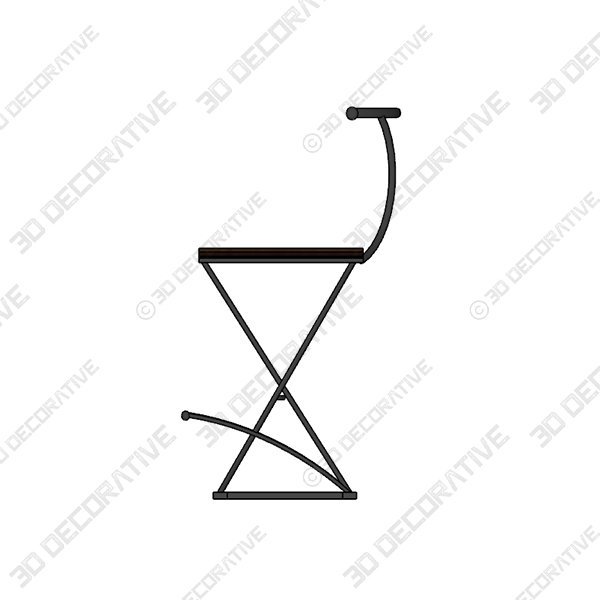 Bar Stool - 3D Decorative