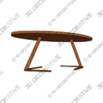 6_600x600-3-2.png Bardem Solid Wood Abstract Coffee TableĀ - 3D Decorative