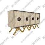 Brussels Buffet - 3D Decorative