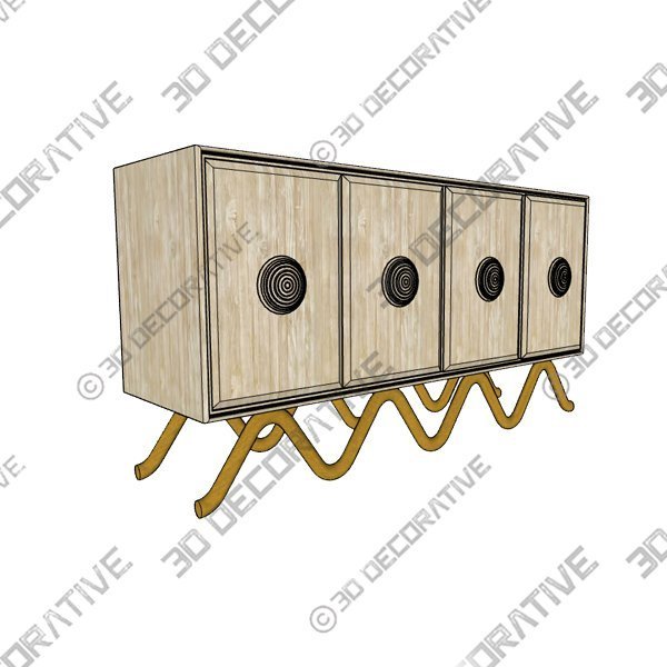 Brussels Buffet - 3D Decorative