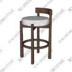 Stool-4-9-2.jpg Cade Bar & Counter Stool - 3D Decorative