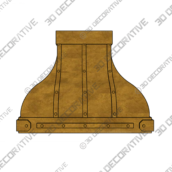 CAMELLIA RANGE HOOD - 3D Decorative