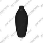 Vase-2-13-3.jpg Carl Harry Stålhane, dark blue stoneware floor vase for Rörstran - 3D Decorative