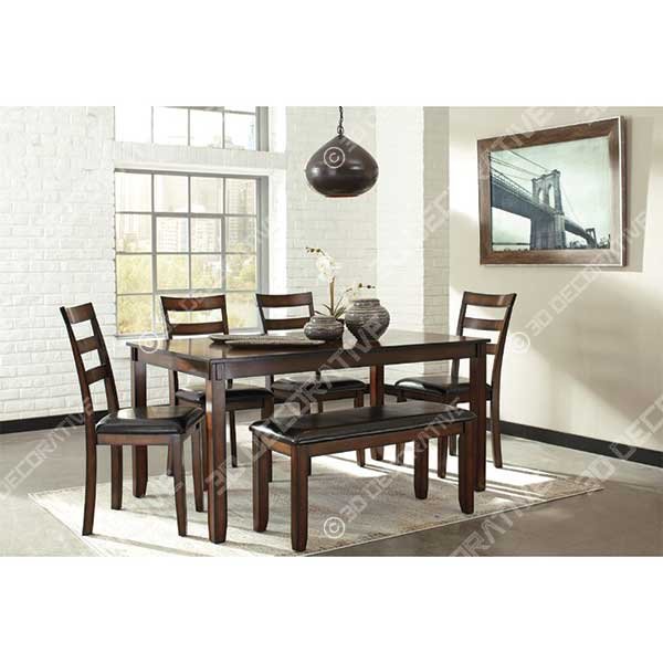 Carolina 6 Piece Dining Set - 3D Decorative