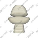 Champignon Handcrafted Ceramic Vase - 3D Decorative