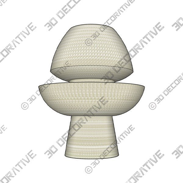 Champignon Handcrafted Ceramic Vase - 3D Decorative