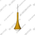 Pendant-3-8-2.jpg CHROME LED WATER DROP PENDANTS - 3D Decorative