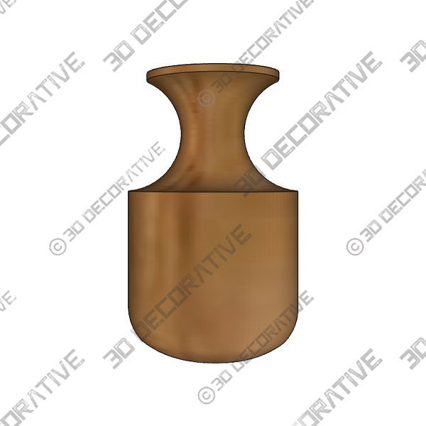 Coastal Wood Vases - 3D Decorative