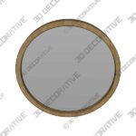 Mirror-2-12.jpg CONGUILIAO Round Mirror, 24 Inches Wood MirrorĀ - 3D Decorative