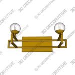 Vanity-Light-3-1.jpg Crosby 16 Inch 2 Light Bath Vanity Light by Savoy House - 3D Decorative