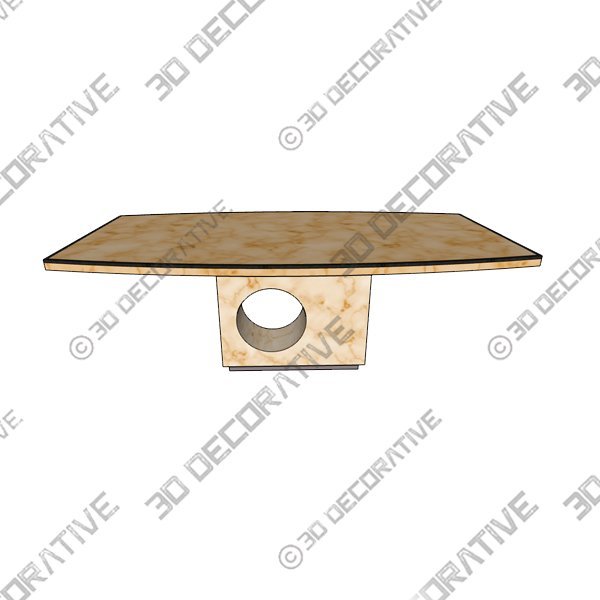 Dining Table by Willy Rizzo - 3D Decorative