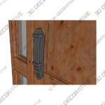 Fine Art Craftsman Entrance: Solid Wood Door With Custom Sidelights – CD6246 - 3D Decorative