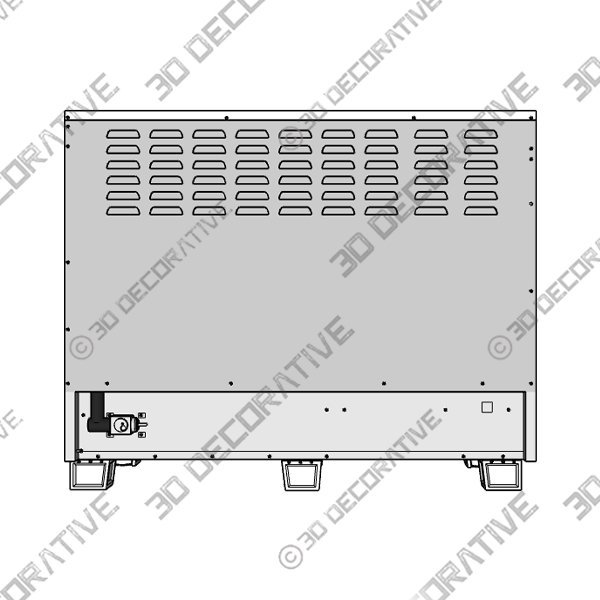 Forno 48-Inch Capriasca Gas Range with 8 Burners, 160,000 BTUs, French Door Gas Oven in Stainless Steel (FFSGS6460-48)- 3D Decorative
