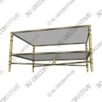 Franconia Coffee Table with Storage - 3D Decorative