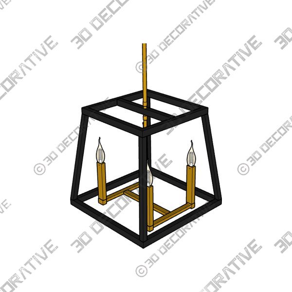 Fulton 18 Inch Cage Pendant by Hinkley Lighting - 3D Decorative