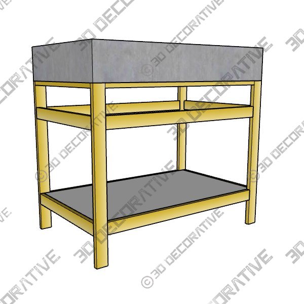 Funes 36″ Single Bathroom Vanity Set - 3D Decorative