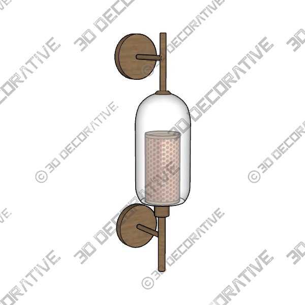 GLOW DOUBLE WALL LIGHT - 3D Decorative