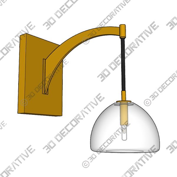 HEMISPHERE SCONCE - 3D Decorative