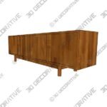 Hollis Media Console - 3D Decorative