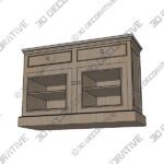 Kensington Glass Buffet - 3D Decorative