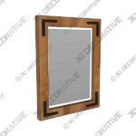 Mirror-3-15.jpg kenvc Rustic Bathroom Mirror with 3-Color LED Light,32″ x 24″ Wood Bathroom MirrorDetach - 3D Decorative