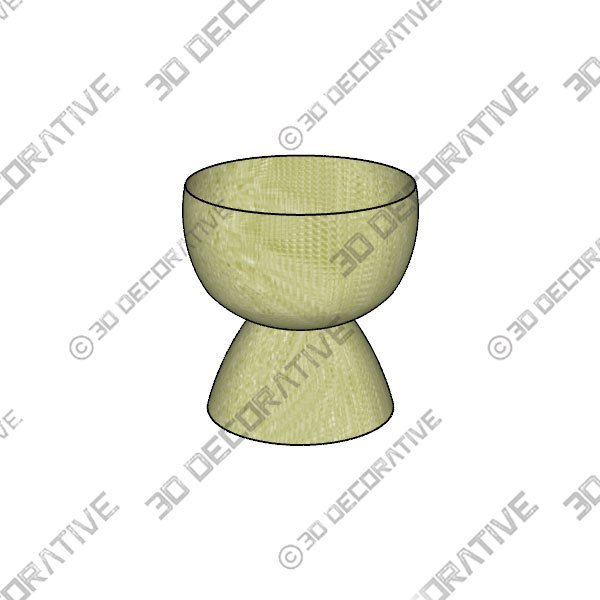 LUNA METAL VASE - 3D Decorative