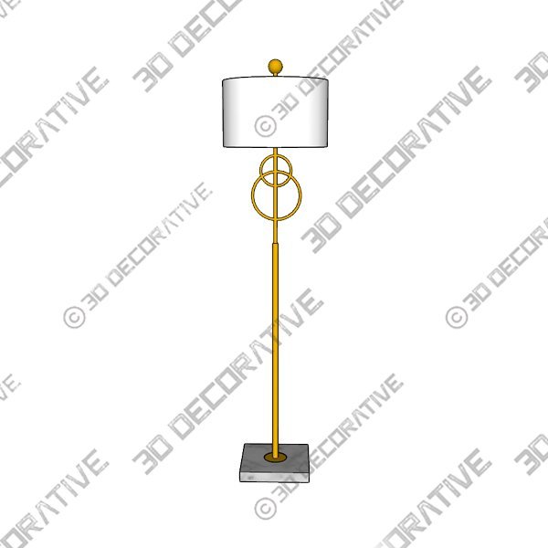Marroquin 60″ Floor Lamp - 3D Decorative