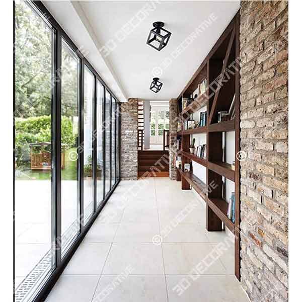 Modern Black Flush Mount Light  - 3D Decorative