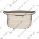 2_600x600-39-3.jpg Modern Round Coffee Table in Cerused Oak by Martin and BrockettĀ - 3D Decorative