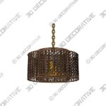 Pendent-3-7.jpg Niamh 4 - Light Drum Pendant - 3D Decorative