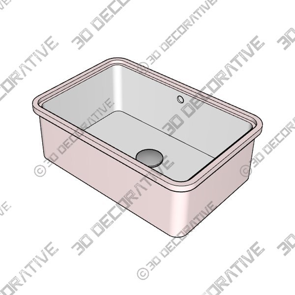 Sink-1-7-4.jpg Lacava Semi-recessed porcelain Bathroom Sink - 3D Decorative